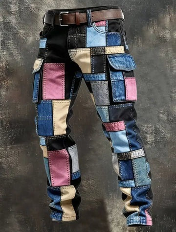 Herren Retro Business Style Freizeit hose