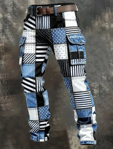 Herren Retro Business Style Freizeit hose