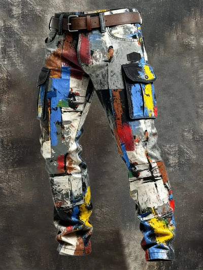 Herren Retro Business Style Freizeit hose