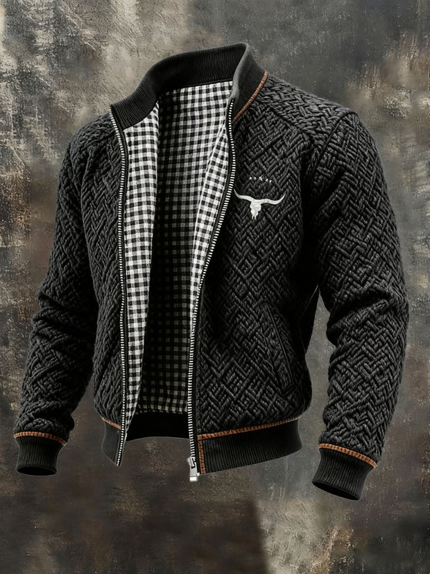 Men's Zip-Up Warm Jacket