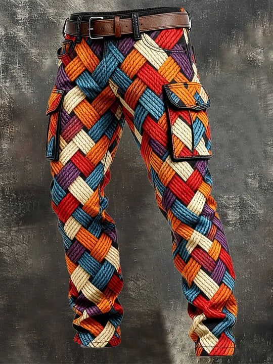 Herren Retro Business Style Freizeit hose