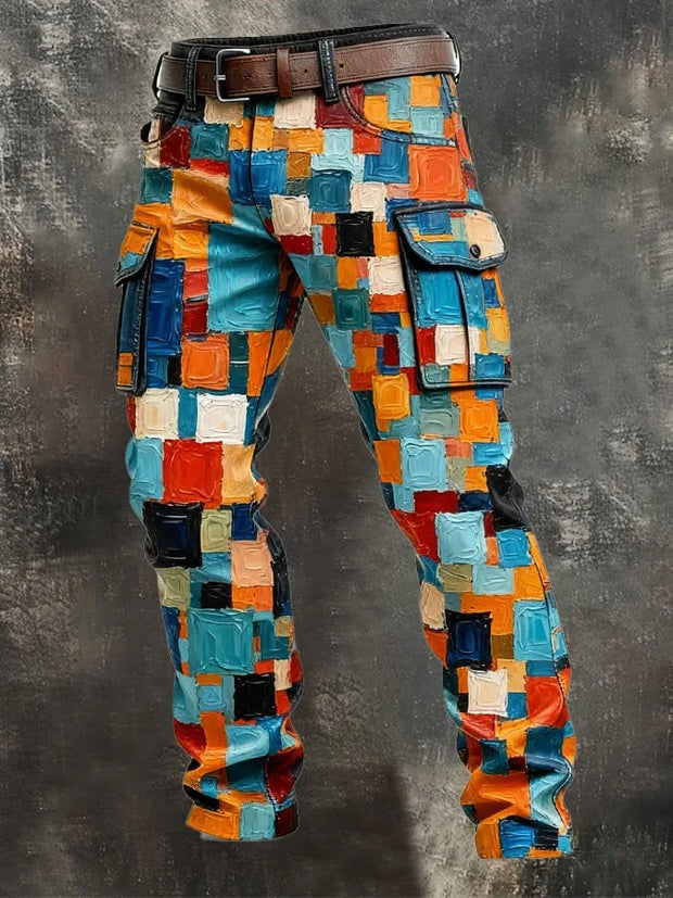 Herren Retro Business Style Freizeit hose