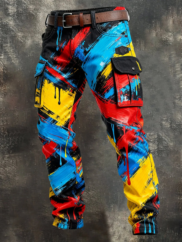 Herren Retro Business Style Freizeit hose