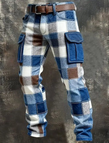 Herren Retro Business Style Freizeit hose