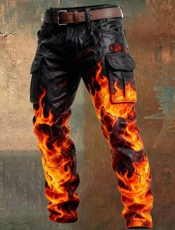 Herren Retro Business Style Freizeit hose