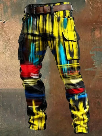 Herren Retro Business Style Freizeit hose